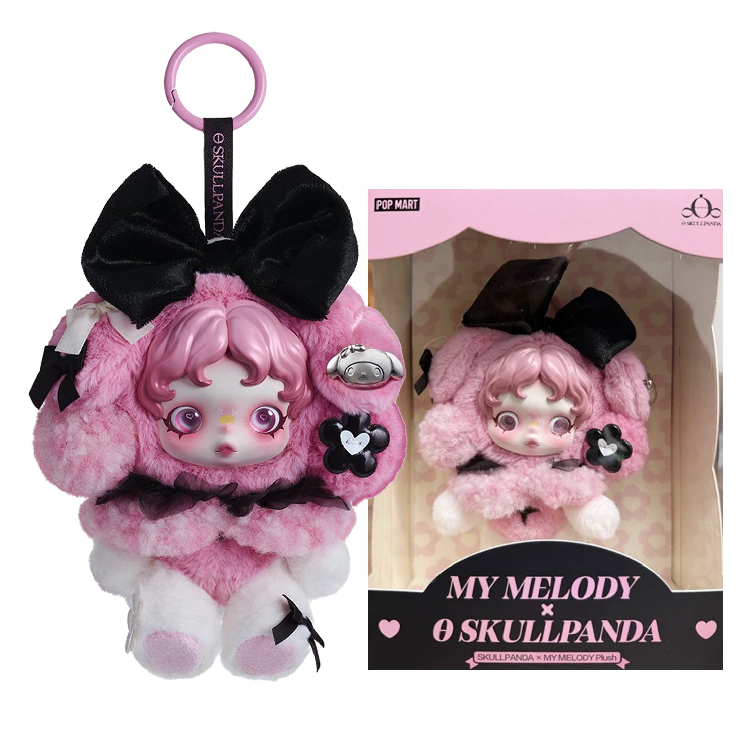 Skullpanda × My Melody Plush Pendant – GOGOFUN