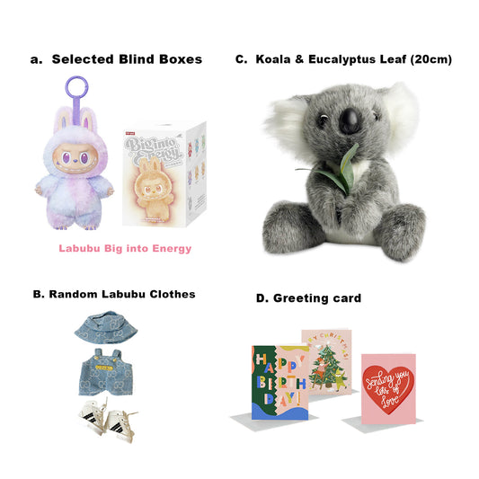 Labubu with Australian Friends Gift Box