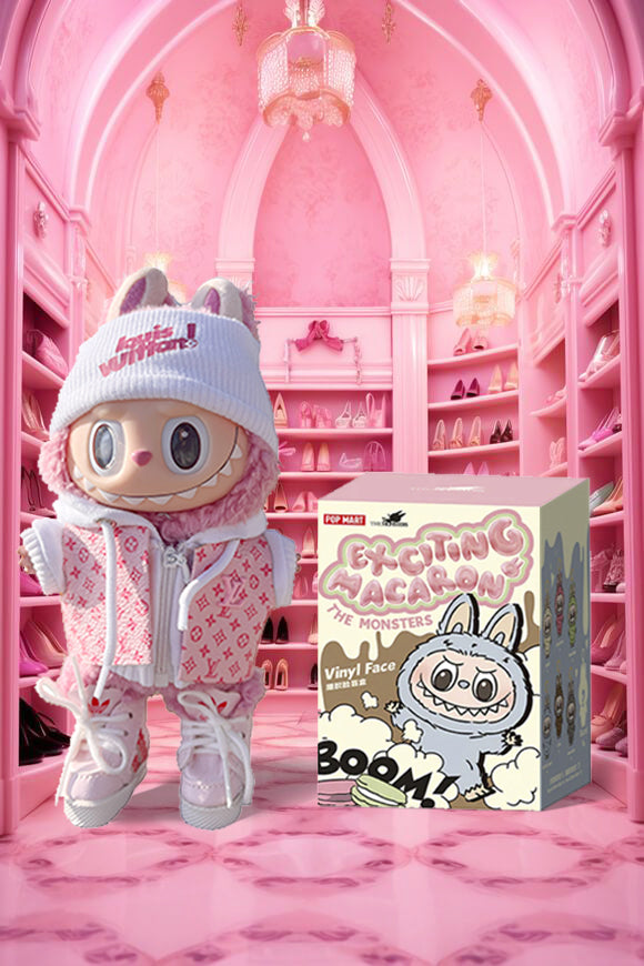 Labubu Macaron Blind Box with Outfit Set
