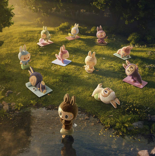 Labubu Lazy Yoga Series Figures