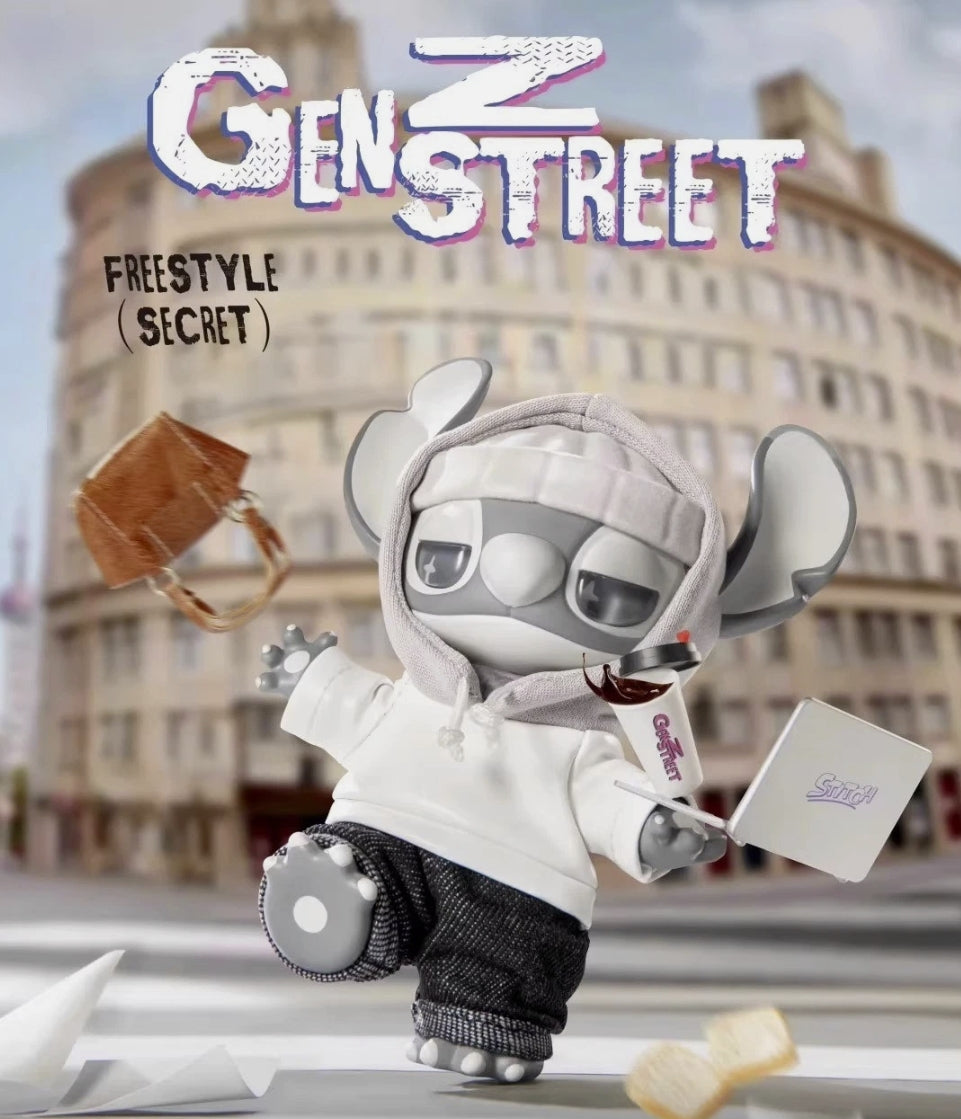 Disney Stitch GenZ Street Series Plush Vinyl Doll Blind Box