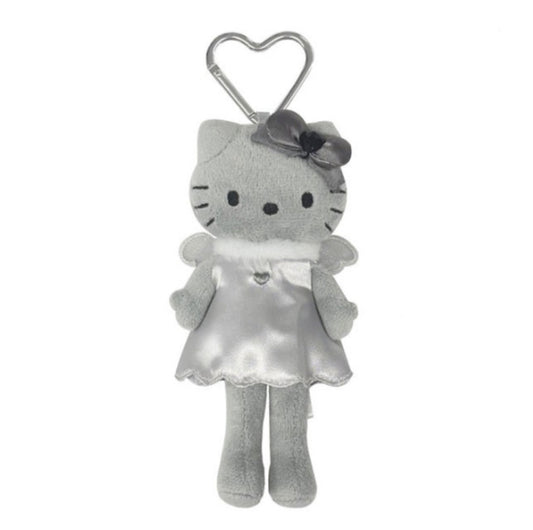 Sanrio Style Up Mascot - Hello Kitty Black Angel Grey in Grey Dress