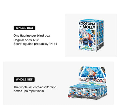Molly& Zootopia Co-branded Series Figures