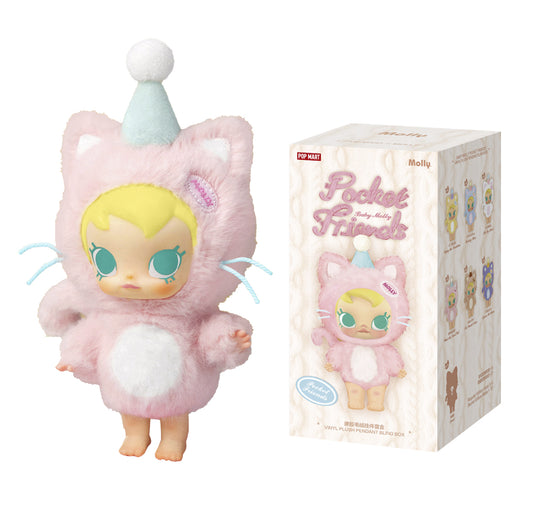 Baby Molly Pocket Friends Series-Vinyl Plush Pendant Blind Box