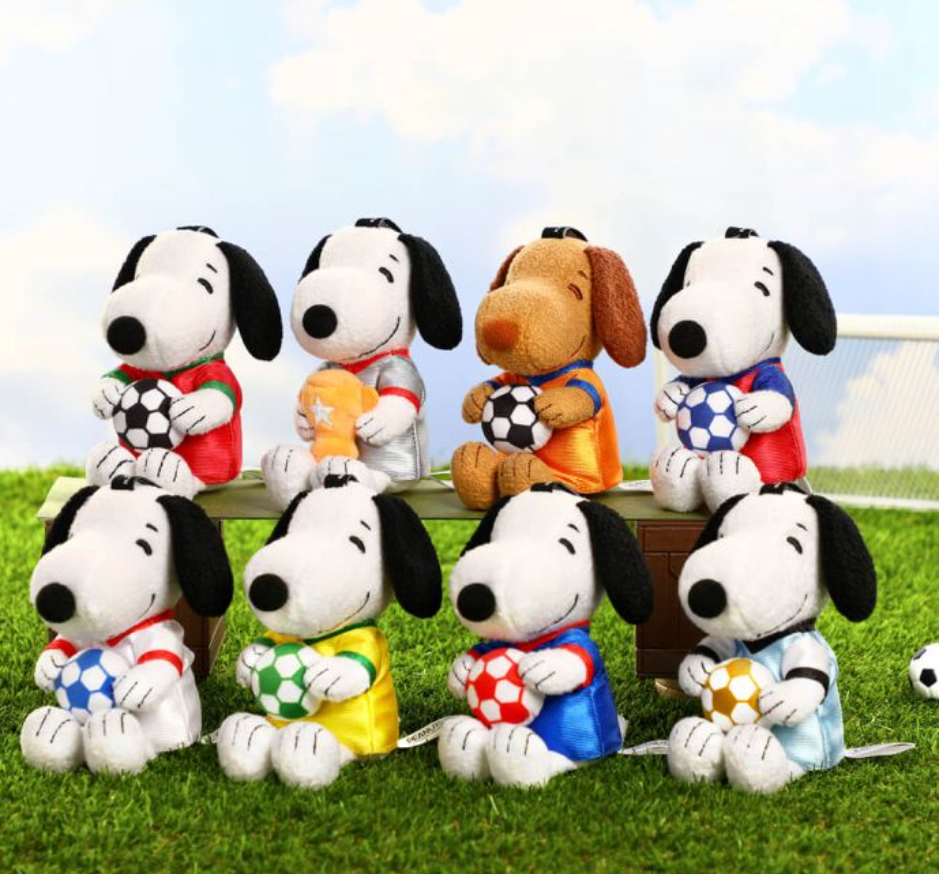 Peanuts Blind Box Soccer Serries Plush Keychain
